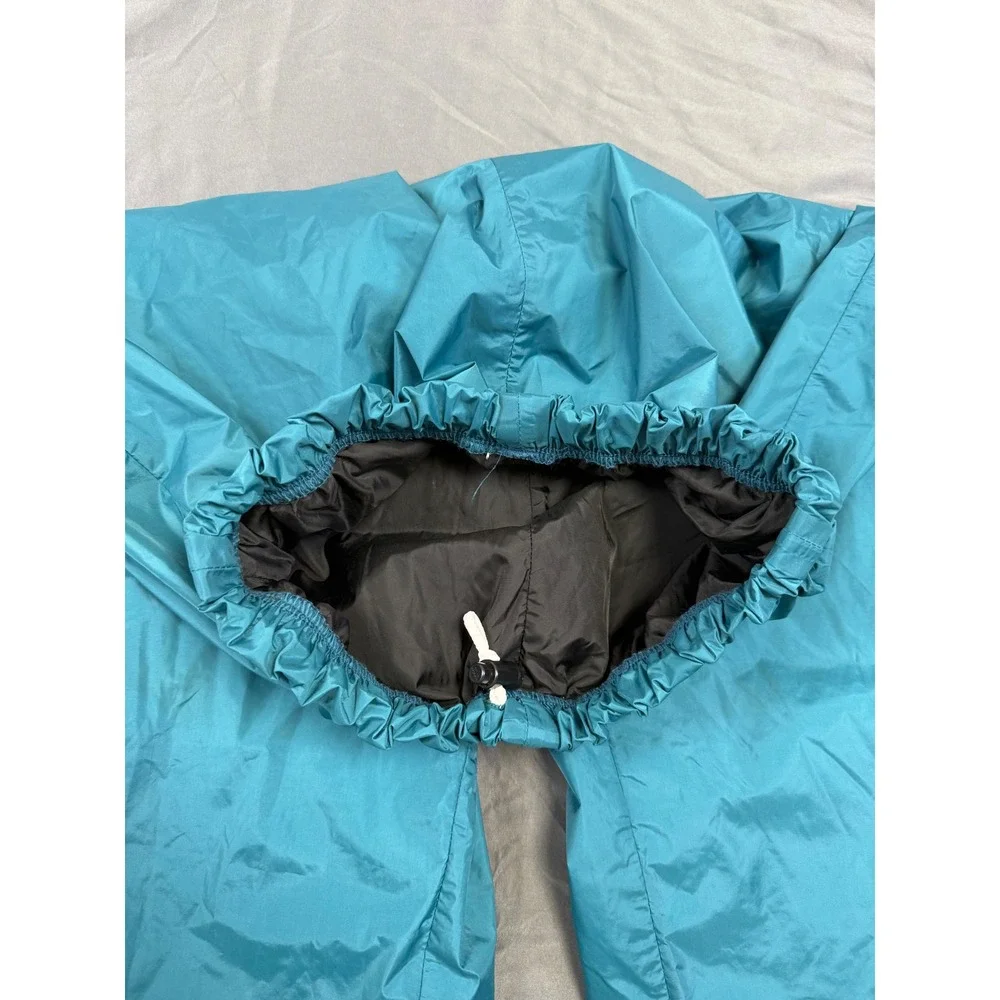 Vintage REI Gore-Tex Rain Pants Teal Blue Made in USA Small Side Zip Hiking